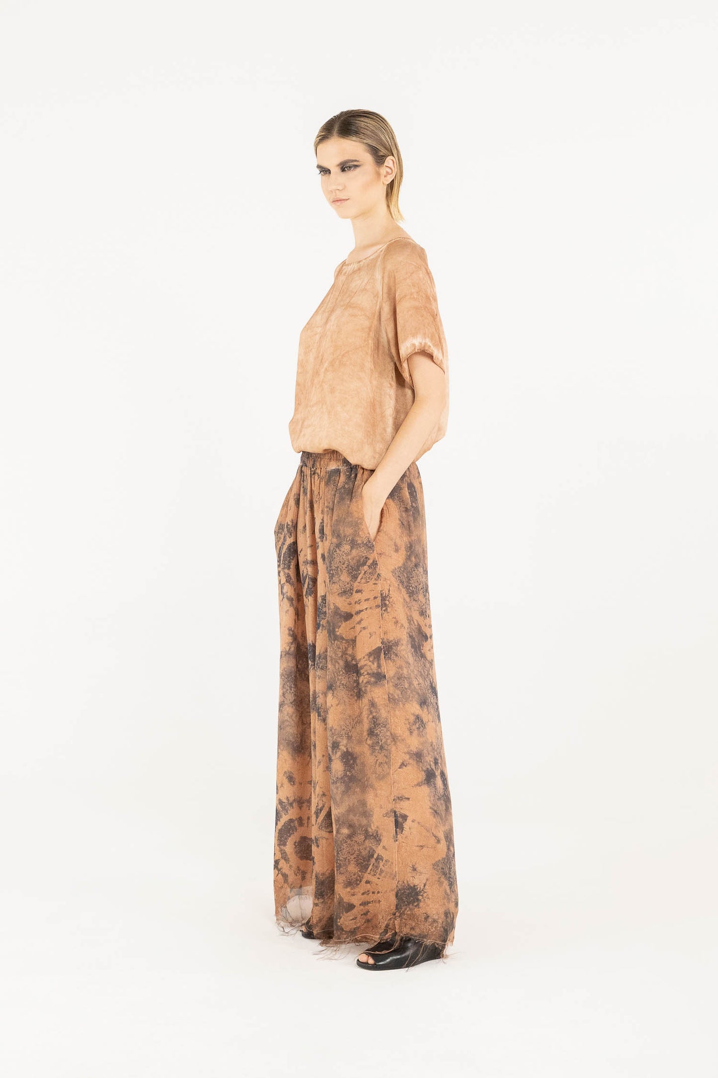 Starfish Orange Apalazzo Trousers