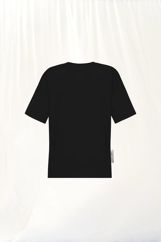Black Print T-shirt