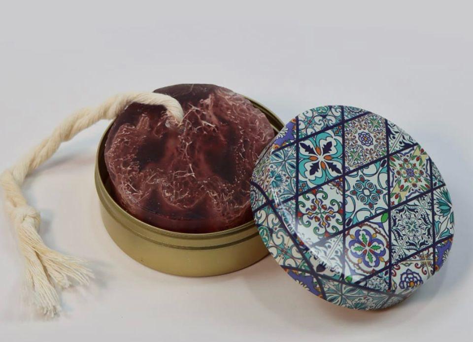 Lavender Loofah/Soap in a Tin