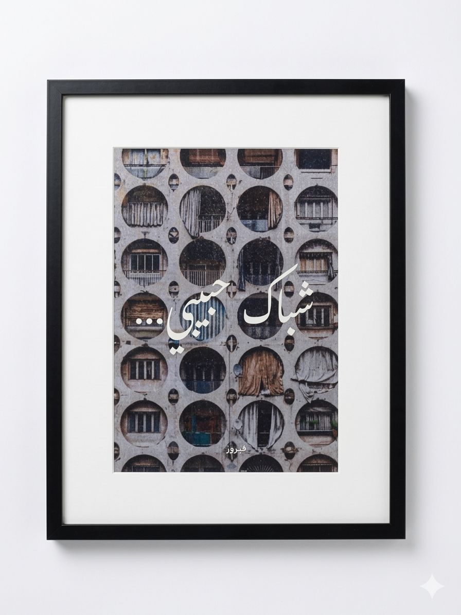 Vintage Shebbak Habibi A3 Frame