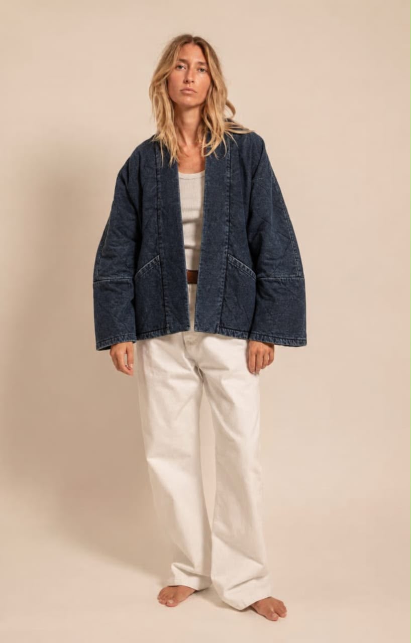 Dark-blue denim jacket