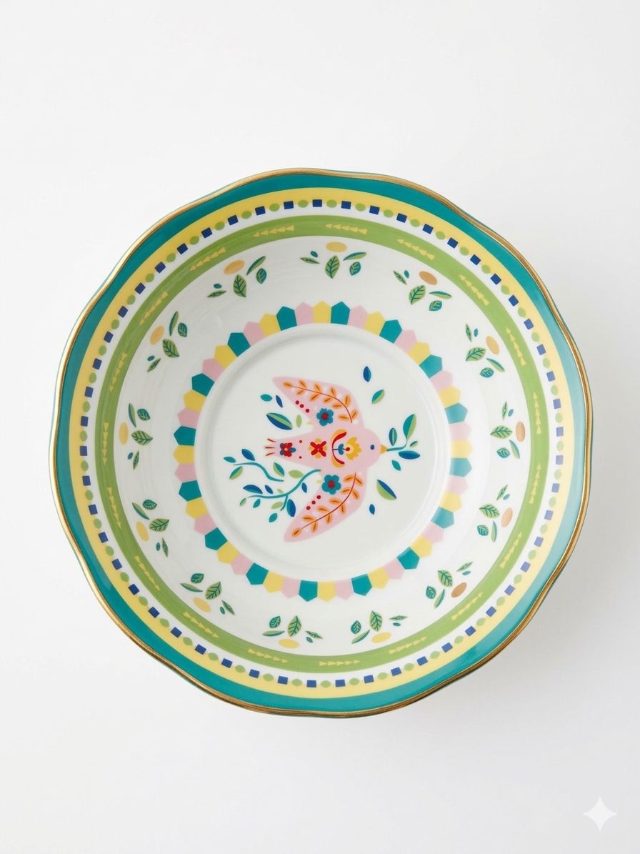 Salad Bowl Porcelain Serving Bowl 26 cm