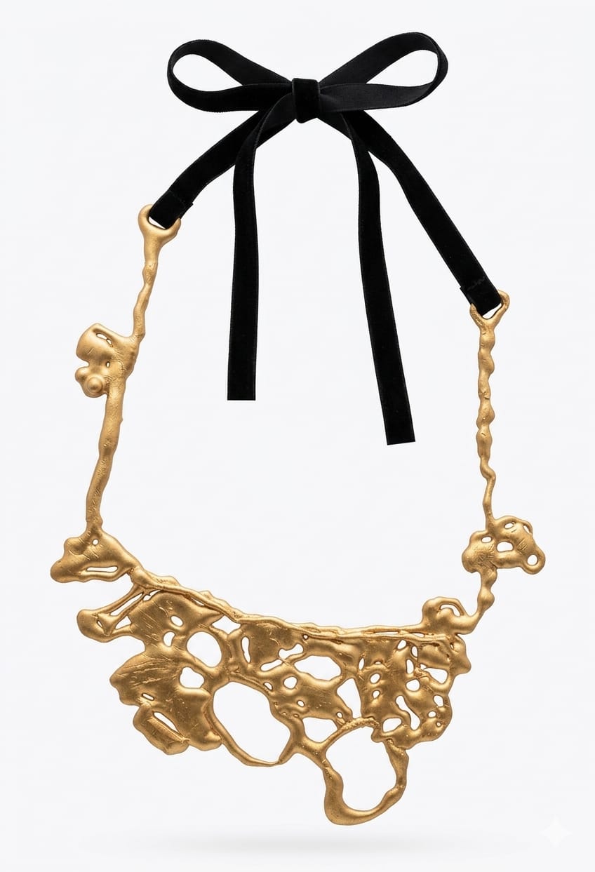 Resin Gold Necklaces