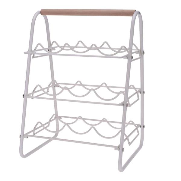 WINE RACK METAL FOR 9 BOTTLES