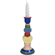 Load image into Gallery viewer, XOXO Candle Holder Dolomite Multicolor
