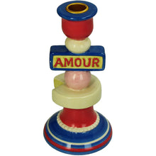 Load image into Gallery viewer, Amour Dolomite Candlestick Holder Multi-Color
