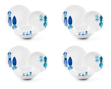 Load image into Gallery viewer, SQUID 12 PCS Dinner Set - Decorated Porcelain
