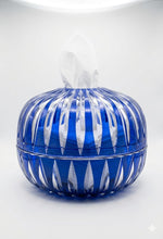 Load image into Gallery viewer, Round Glass Tissue Box
