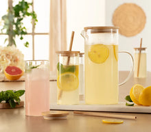 Load image into Gallery viewer, Bamboo Jar and Pitcher Set - 5 Piece
