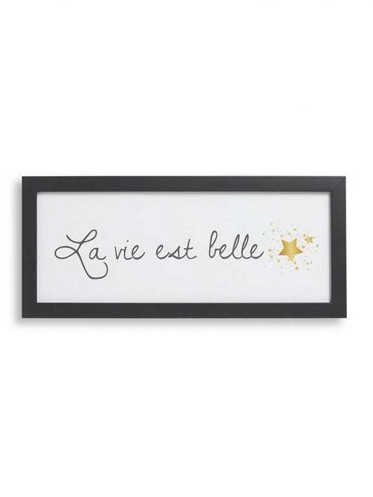 La Vie Est Belle Frame