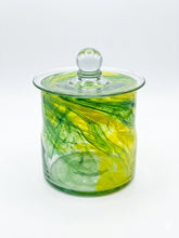 Load image into Gallery viewer, Handmade Glass Cookie Jar
