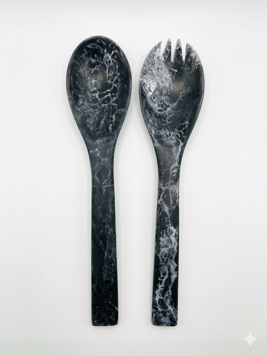 Resin Long Spatula and Fork