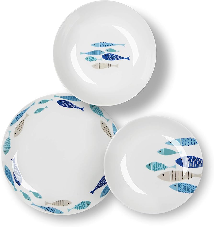 NORTH SEA DINNER SET 18 PIECES