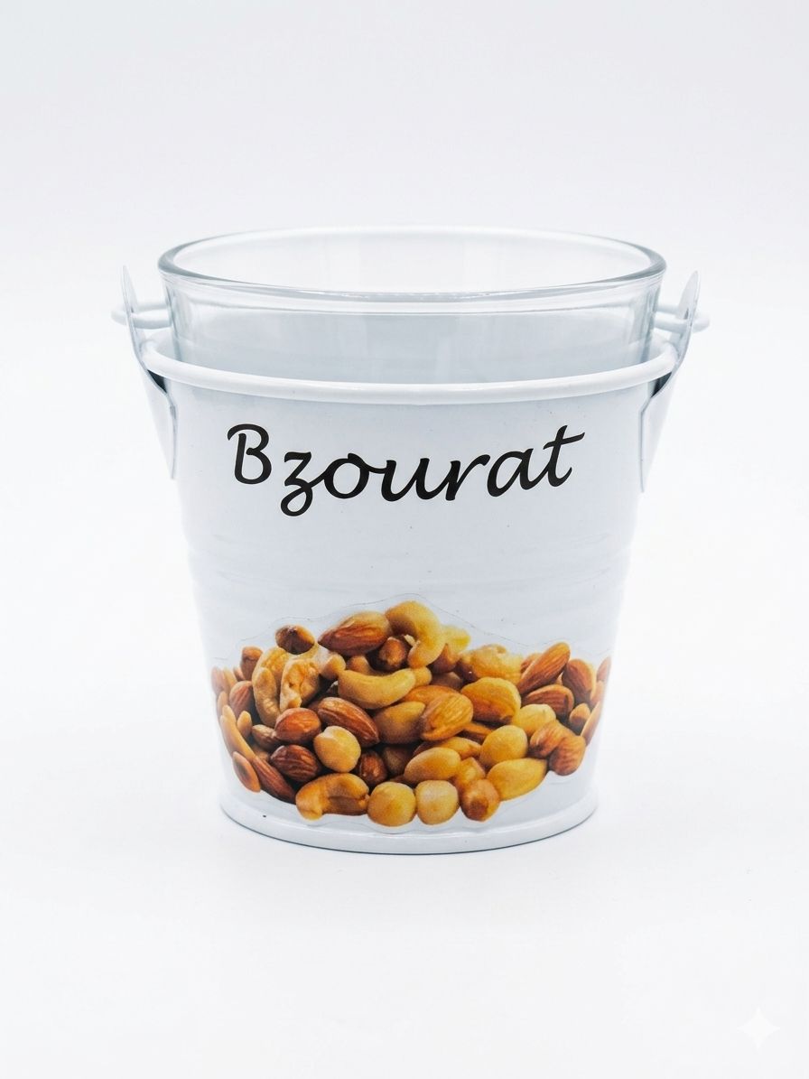 Bucket with Glass