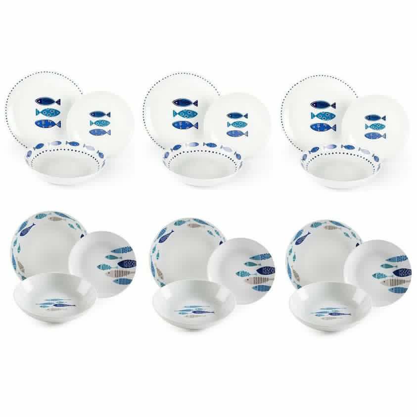 Ocean Dinner Set 18 Pcs