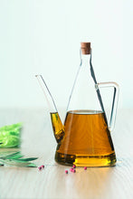 Load image into Gallery viewer, Oil/Vinegar Glass Bottle with Cork Lid
