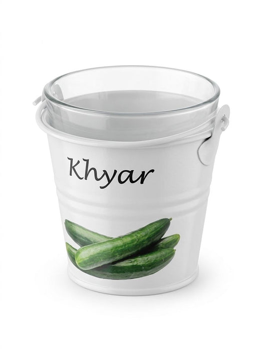 Bucket with Glass