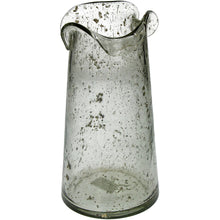 Load image into Gallery viewer, Clear Recycled Glass Vase - Ornate Ruffled Edge
