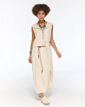 Load image into Gallery viewer, Beige Blouse with Beige Trousers
