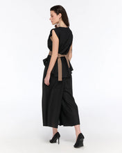 Load image into Gallery viewer, Black Blouse with Black Trousers
