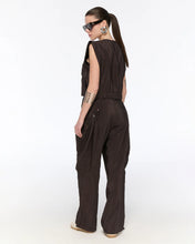 Load image into Gallery viewer, Coffee Color Blouse with Coffee Color Trousers
