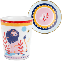 Load image into Gallery viewer, CUP WITH LID/SAUCER - Porcelain Zodiac Mug &amp; Saucer
