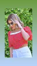 Load image into Gallery viewer, BACKLESS POLKA DOT TOP
