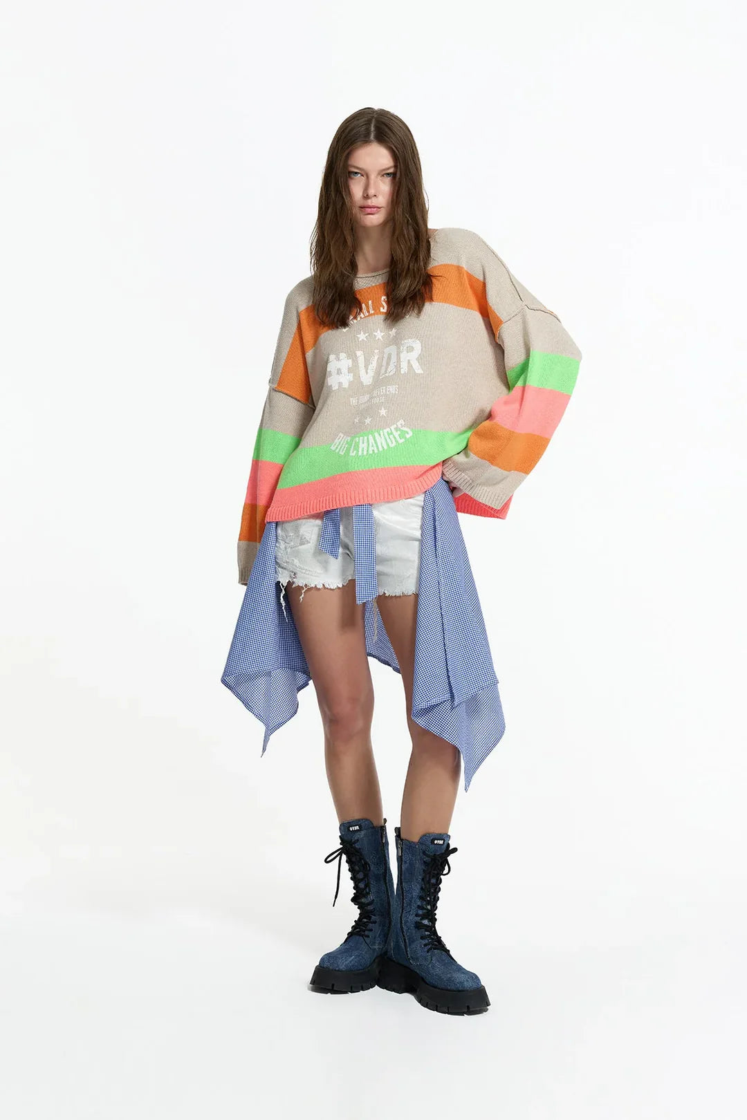 Multicolor Knit Sweater