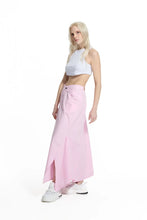 Load image into Gallery viewer, Pink Asymmetric Slit Detailed Long Skirt
