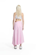 Load image into Gallery viewer, Pink Asymmetric Slit Detailed Long Skirt
