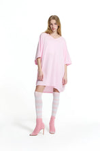 Load image into Gallery viewer, Pink Printed Oversized Tunic
