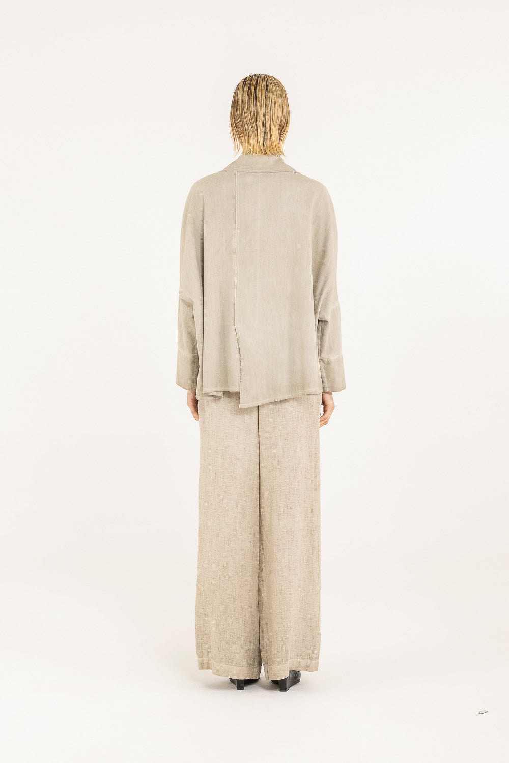 SAND SHELL BLAZER OVER
