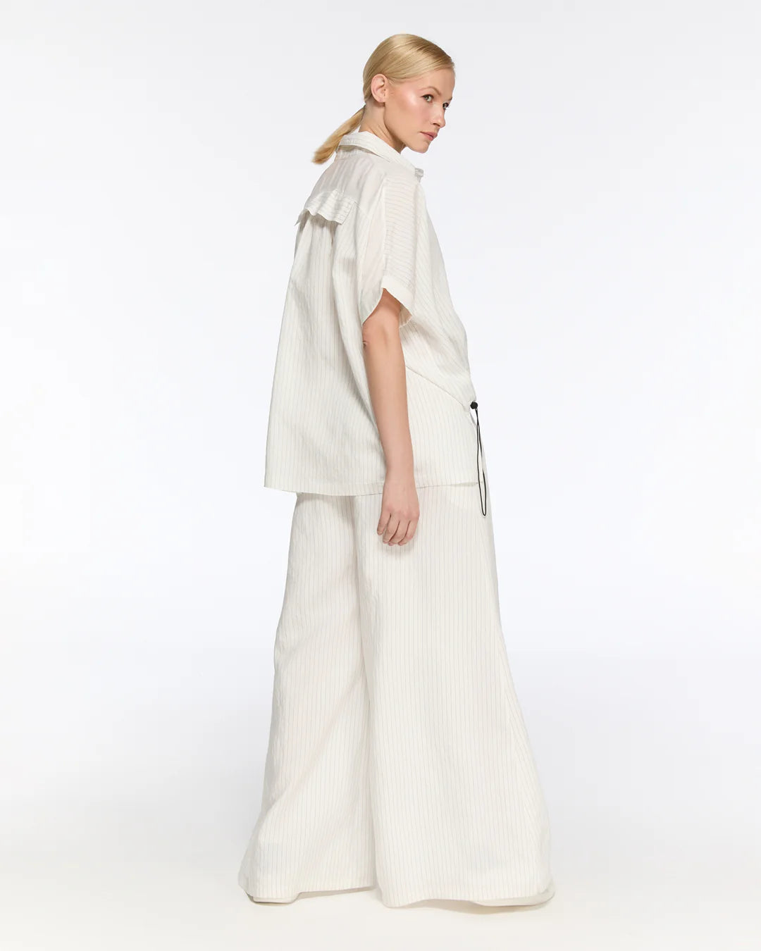 White Shirt with White Trousers
