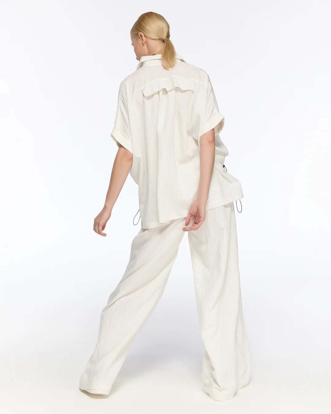 White Shirt with White Trousers