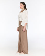 Load image into Gallery viewer, White Shirt with Mocha Trousers
