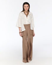 Load image into Gallery viewer, White Shirt with Mocha Trousers
