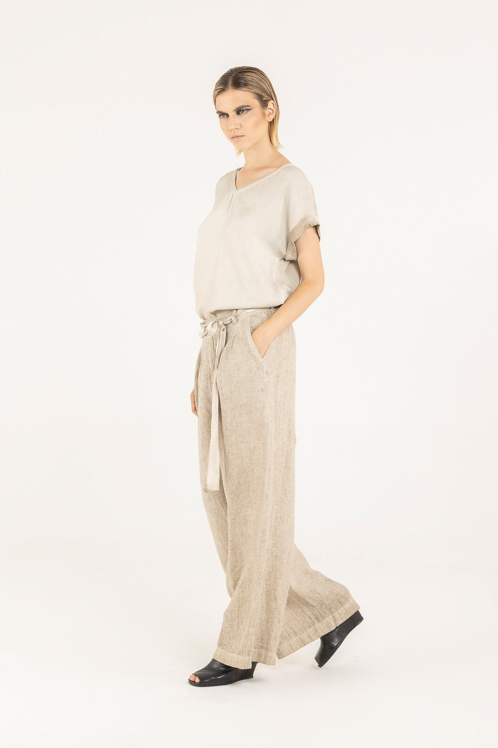 Sand Shell Regular Fit Trousers
