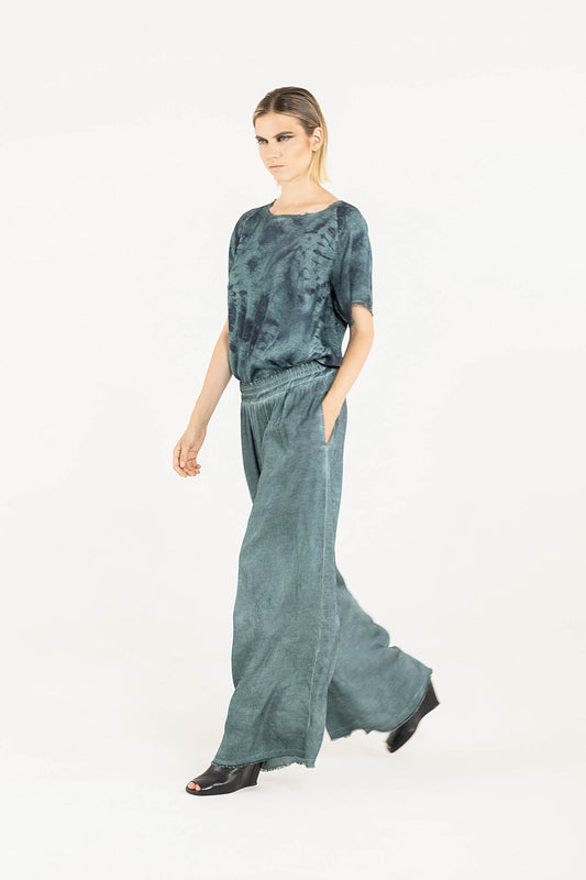 Tiffany Marine Palazzo Trousers
