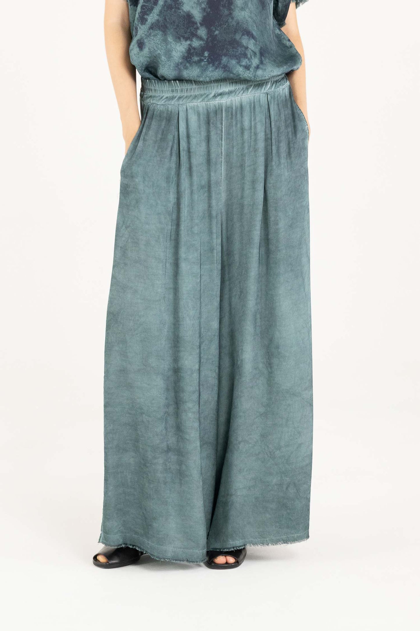 Tiffany Marine Palazzo Trousers