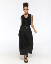 Load image into Gallery viewer, Black Vest with Black Skirt
