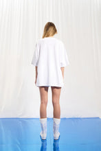 Load image into Gallery viewer, White Embroidered Oversize T-shirt
