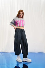 Load image into Gallery viewer, Grey Super Crop T-shirt

