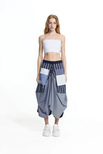 Load image into Gallery viewer, Multicolor Paneled Draped Asymmetric Skirt
