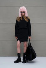 Load image into Gallery viewer, Black Asymmetric Oversize Dress
