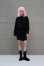 Load image into Gallery viewer, Black Asymmetric Oversize Dress
