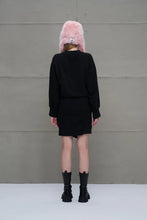 Load image into Gallery viewer, Black Asymmetric Oversize Dress
