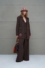 Load image into Gallery viewer, Brown Printed Jacket
