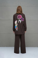 Load image into Gallery viewer, Brown Printed Jacket
