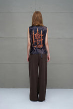 Load image into Gallery viewer, Brown Belted Vest
