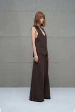 Load image into Gallery viewer, Brown Belted Vest
